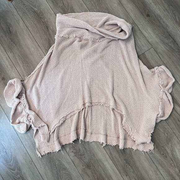 Free People - Baggy Muted Pink Tunic - Picture 1 of 3